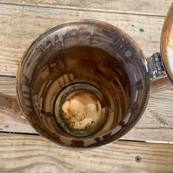 Paul Revere Reproduction Pineapple Top Teapot Silver - Picture 5 of 9